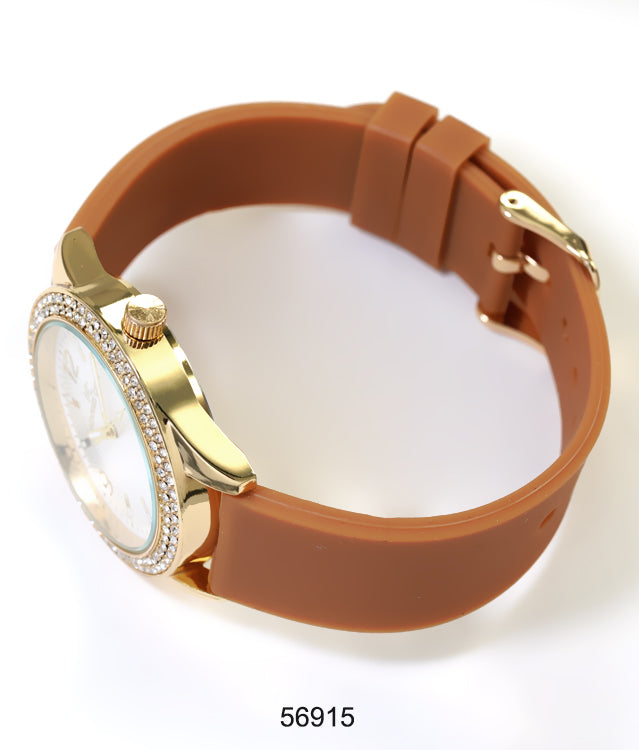 5691-Montres Carlo Silicon Band Watch