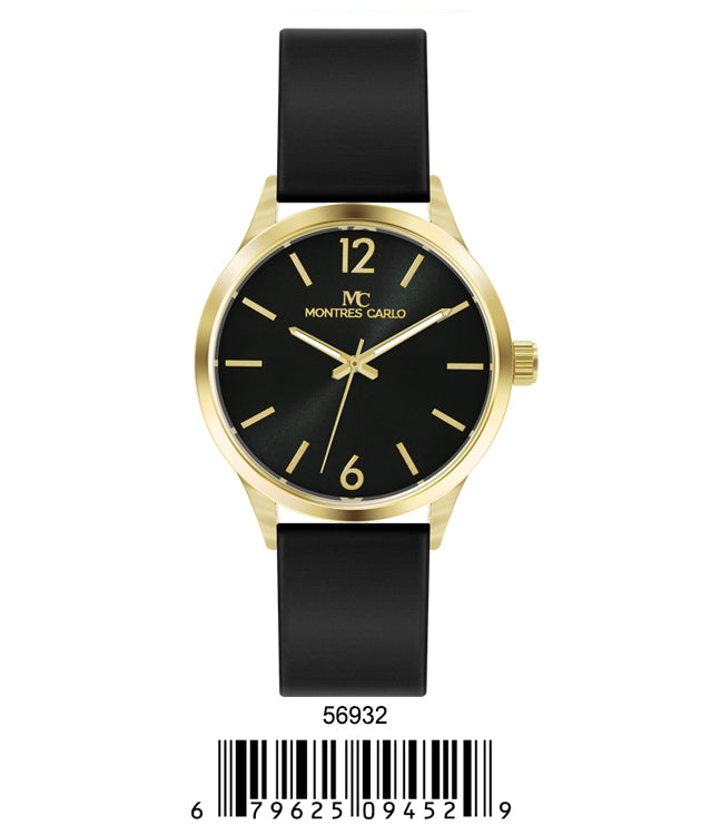 5693-Montres Carlo Silicon Band Watch