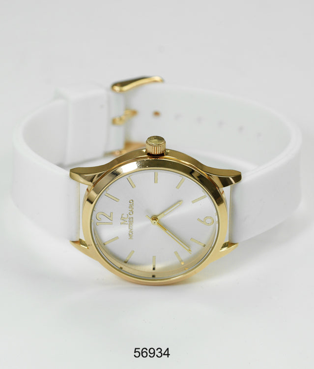 5693-Montres Carlo Silicon Band Watch