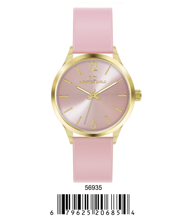 5693-Montres Carlo Silicon Band Watch