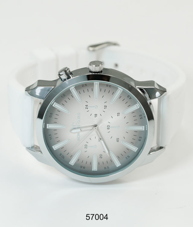 5700-Montres Carlo Silicon Band Watch