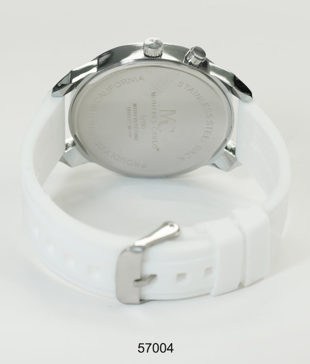 5700-Montres Carlo Silicon Band Watch