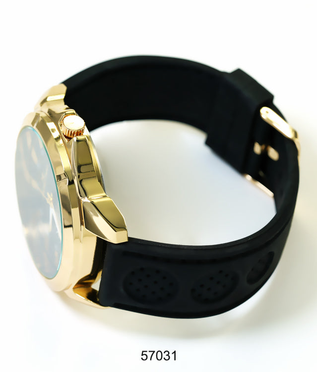 5703-Montres Carlo Silicon Band Watch