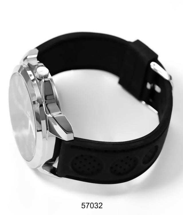 5703-Montres Carlo Silicon Band Watch