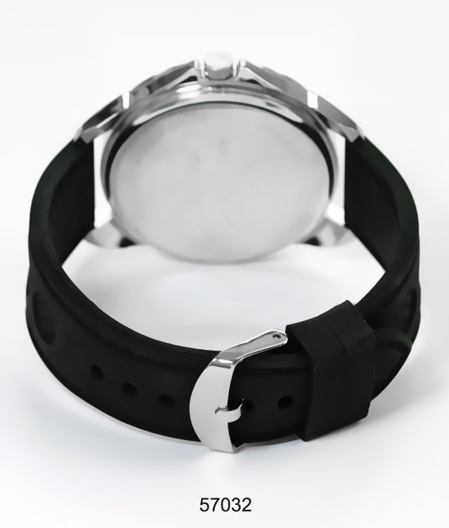 5703-Montres Carlo Silicon Band Watch