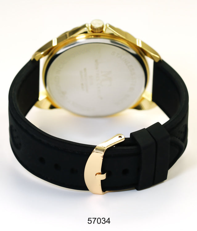 5703-Montres Carlo Silicon Band Watch