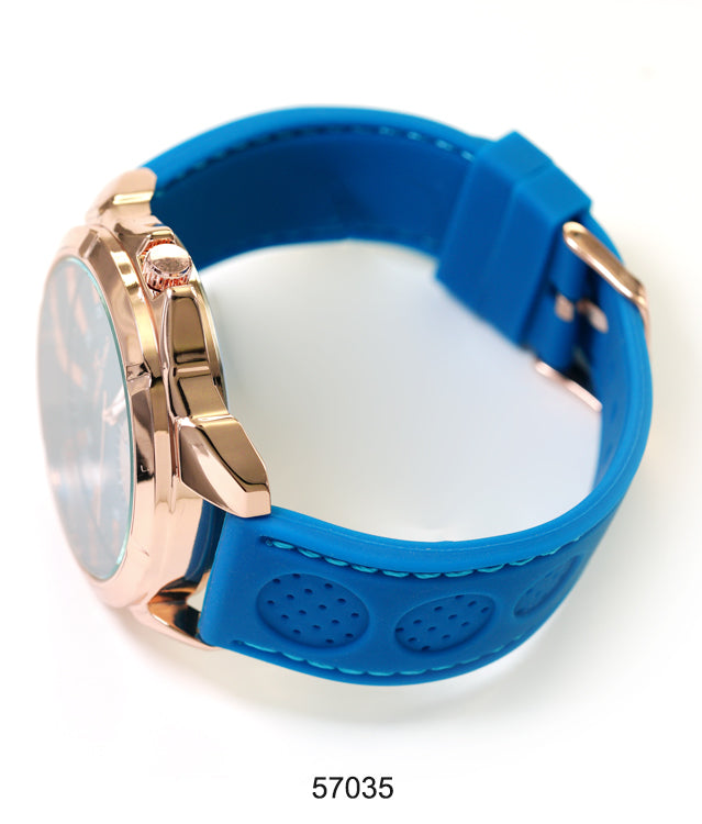 5703-Montres Carlo Silicon Band Watch