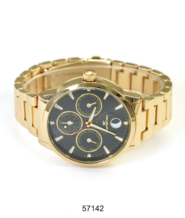 5714-Montres Carlo Metal Band Watch