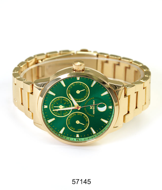 5714-Montres Carlo Metal Band Watch