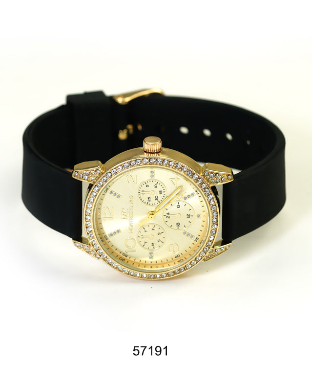 5719-Montres Carlo Silicon Band Watch