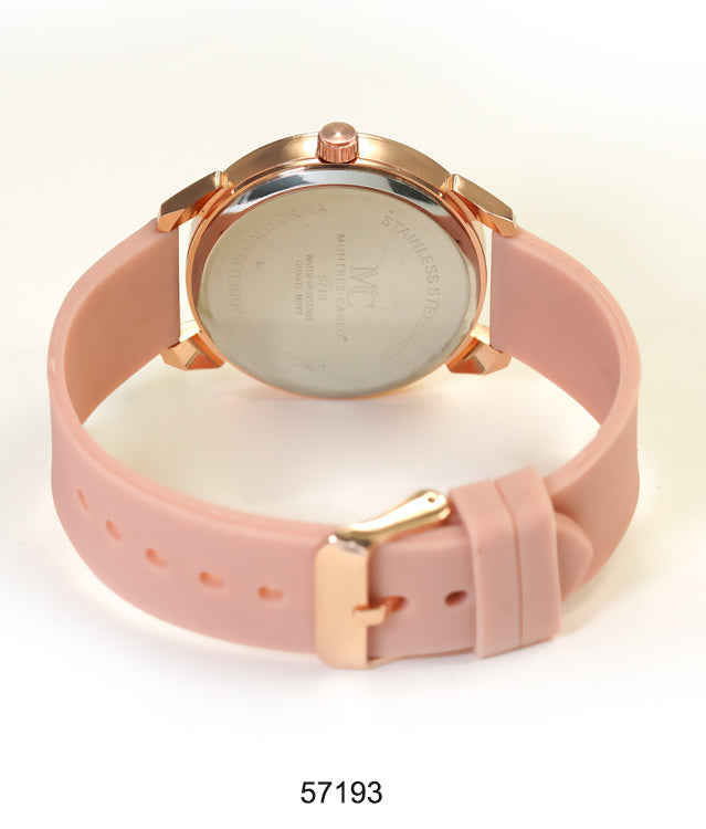 5719-Montres Carlo Silicon Band Watch