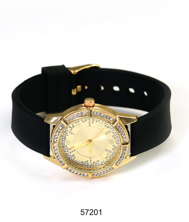 5720-Montres Carlo Silicon Band Watch