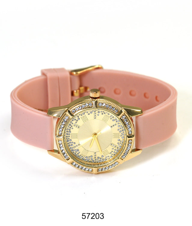 5720-Montres Carlo Silicon Band Watch