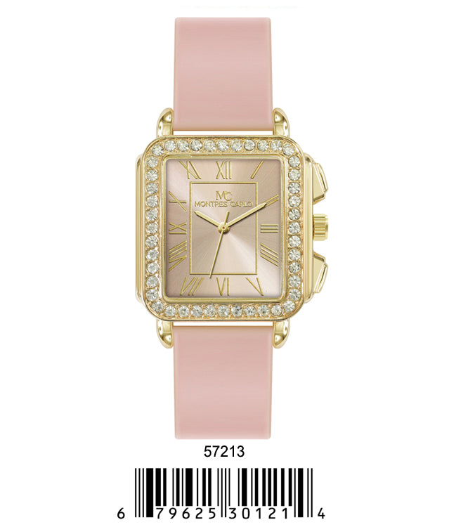 5721-Montres Carlo Silicon Band Watch