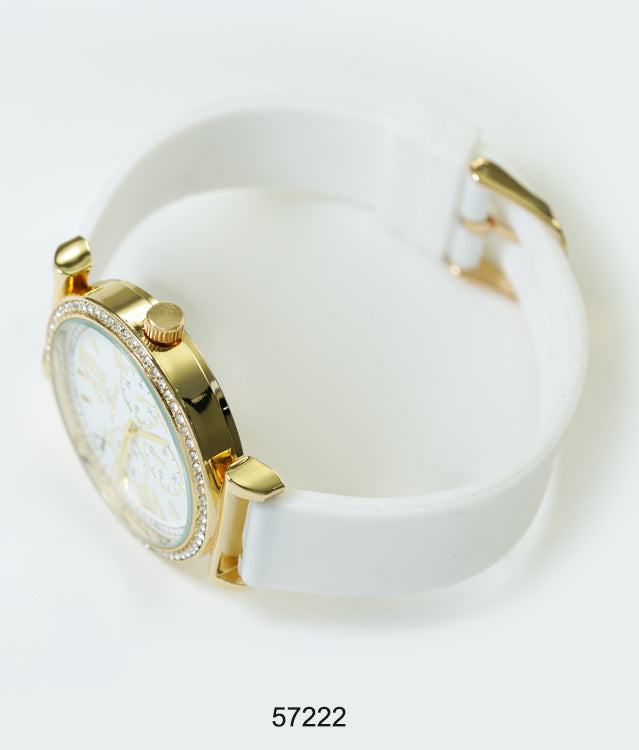 5722-Montres Carlo Silicon Band Watch