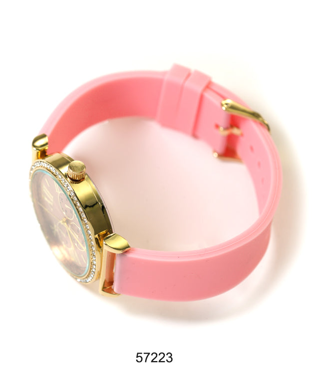 5722-Montres Carlo Silicon Band Watch