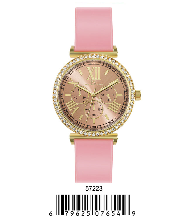 5722-Montres Carlo Silicon Band Watch