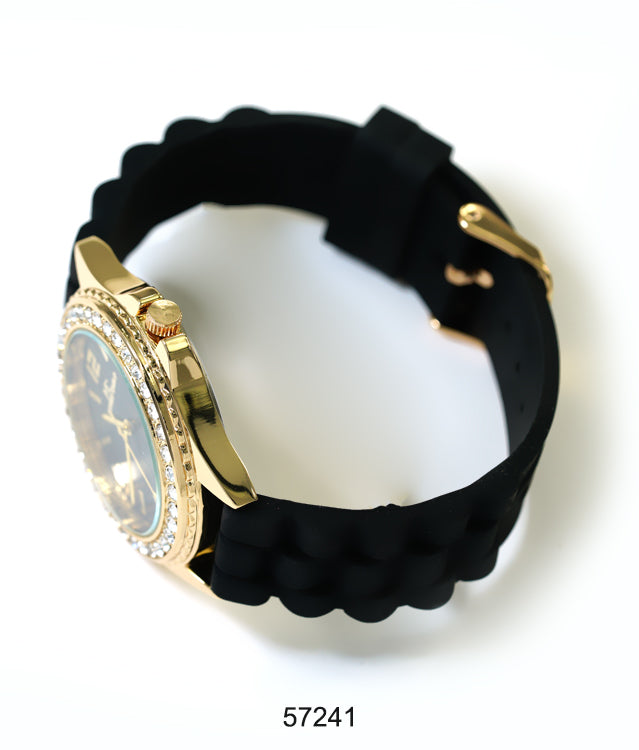 5724-Montres Carlo Silicon Band Watch