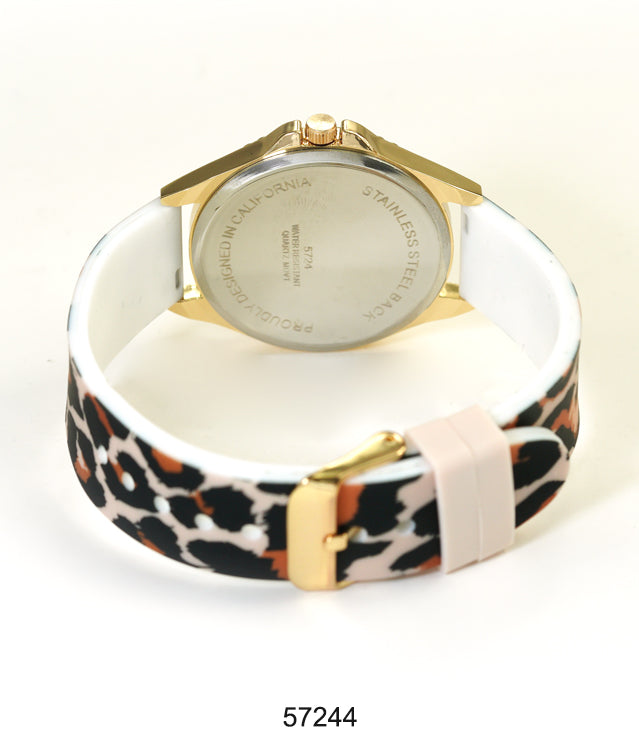 5724-Montres Carlo Silicon Band Watch