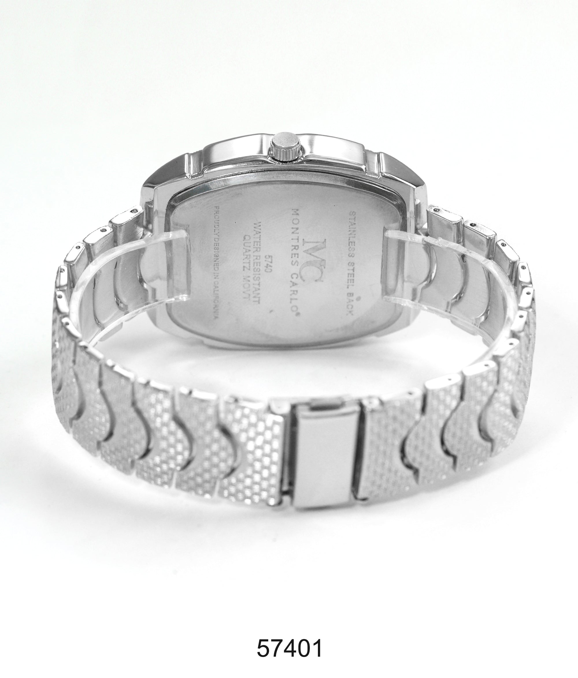 5740-Montres Carlo Metal Band Watch