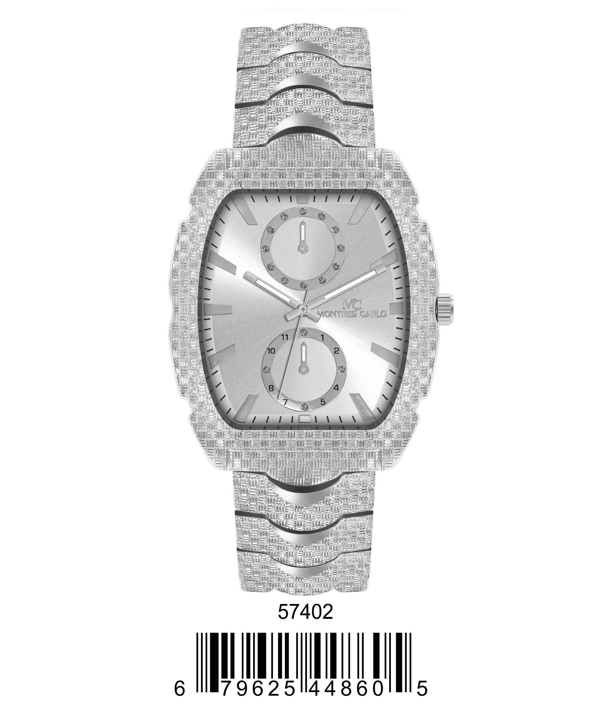 5740-Montres Carlo Metal Band Watch