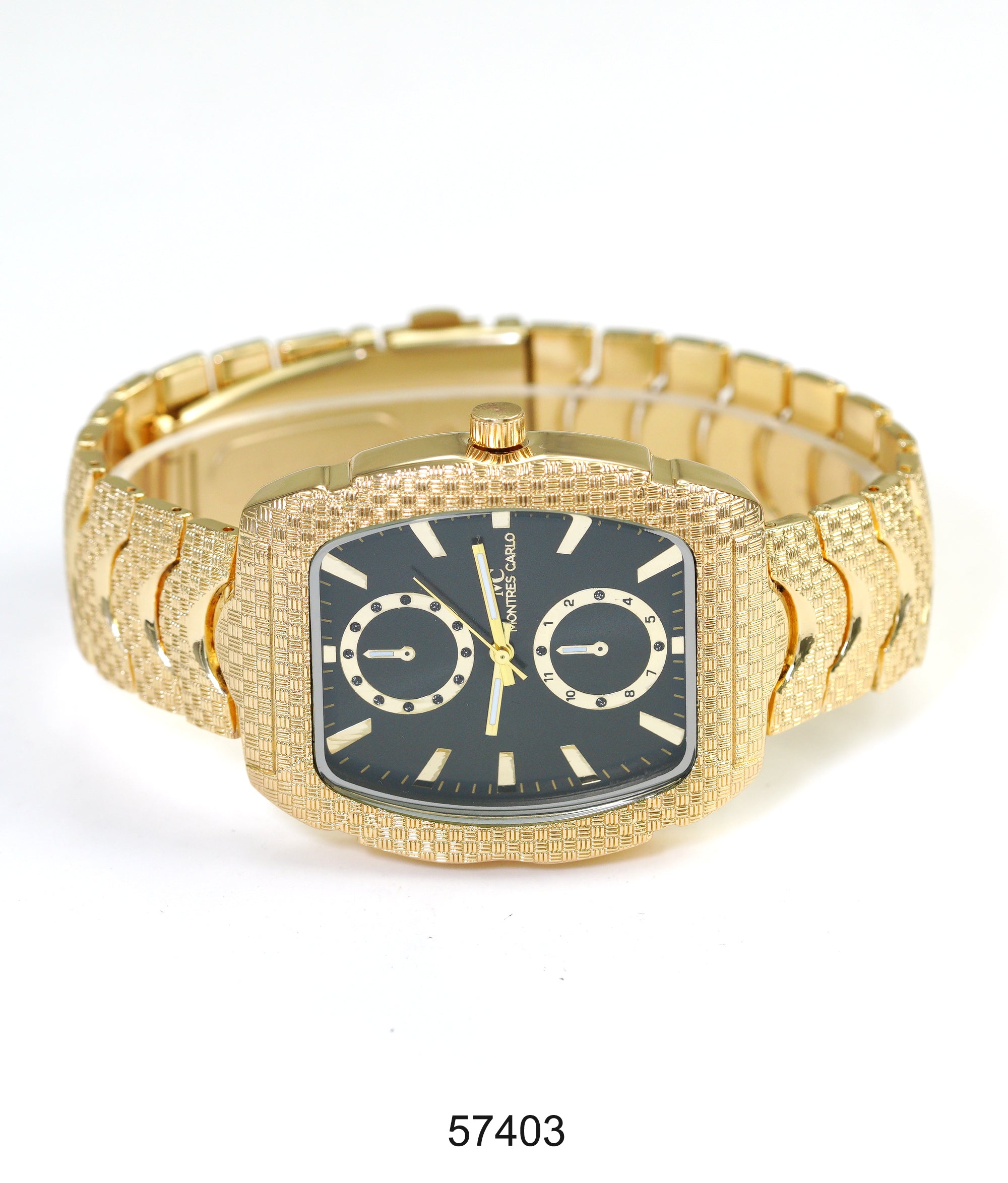 5740-Montres Carlo Metal Band Watch