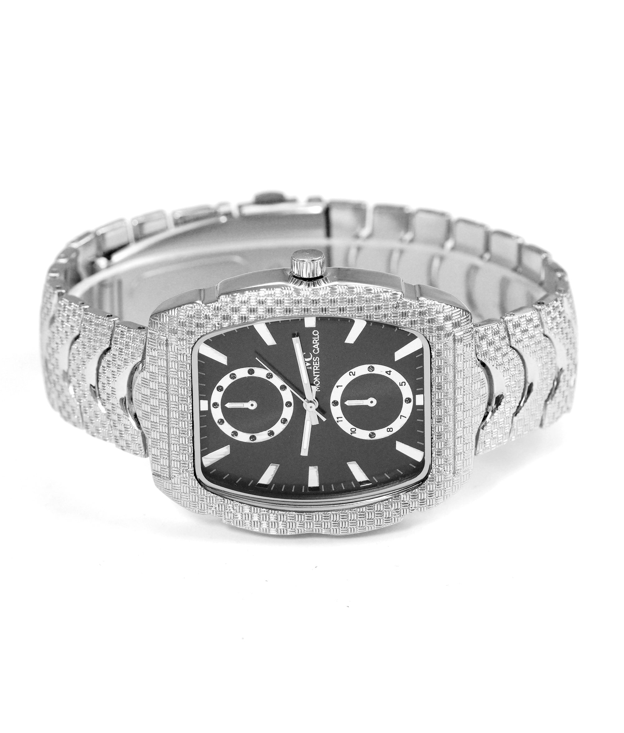 5740-Montres Carlo Metal Band Watch
