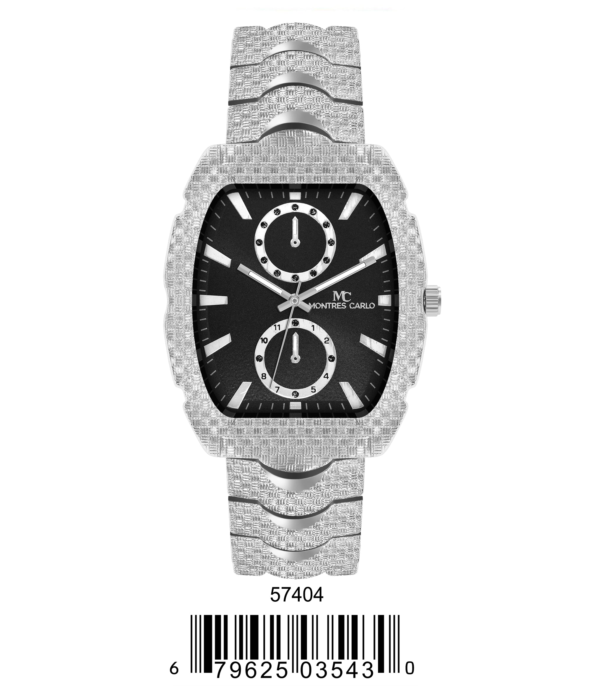 5740-Montres Carlo Metal Band Watch