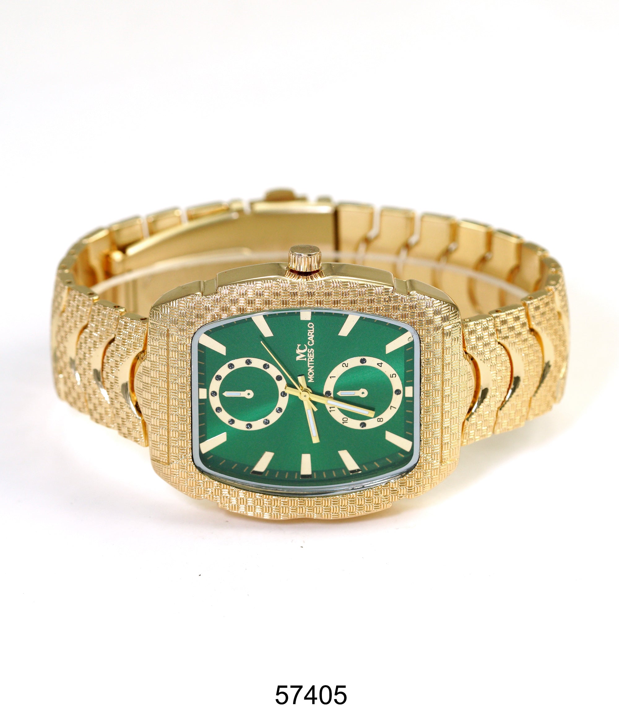 5740-Montres Carlo Metal Band Watch