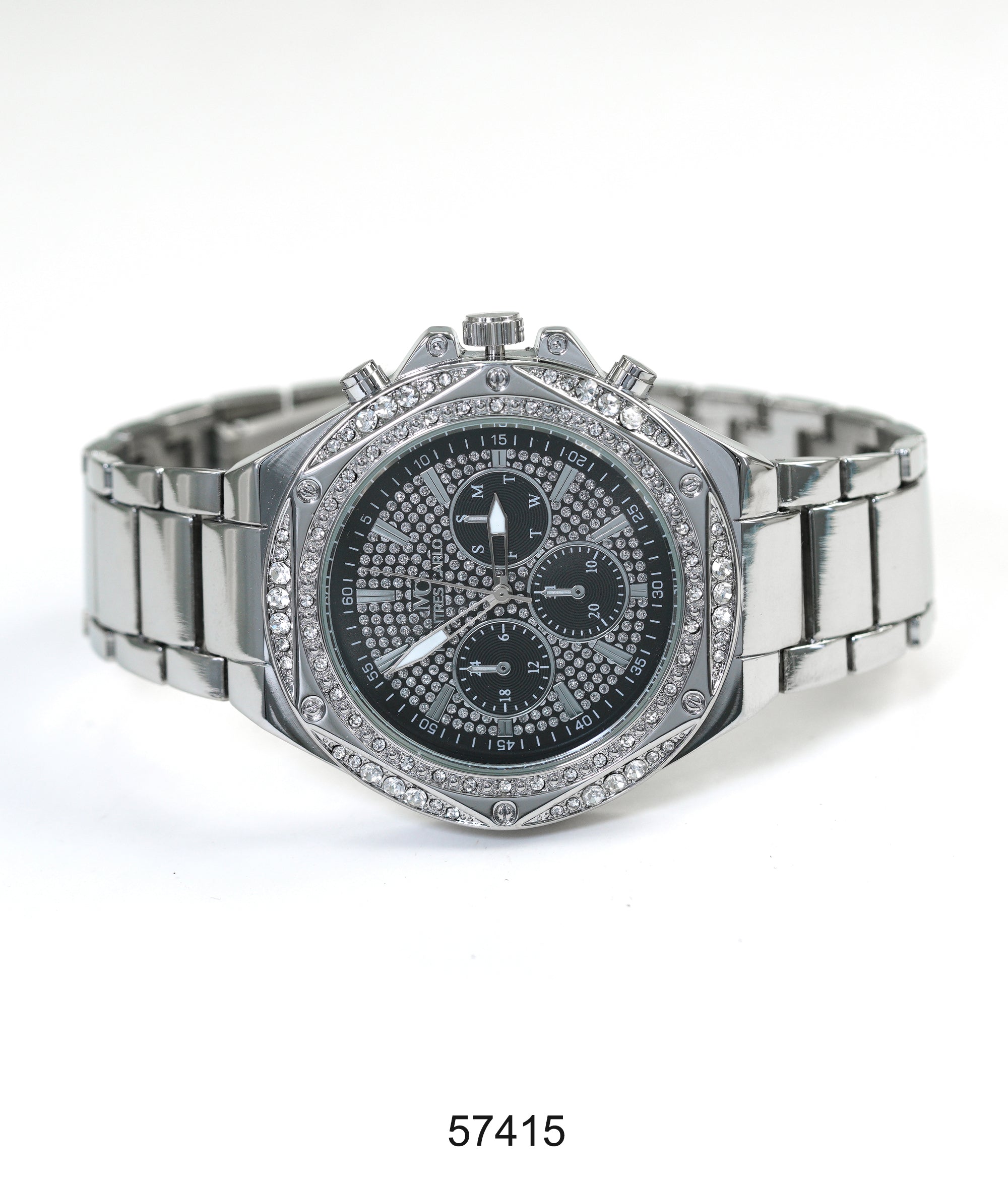 5741-Montres Carlo Metal Band Watch