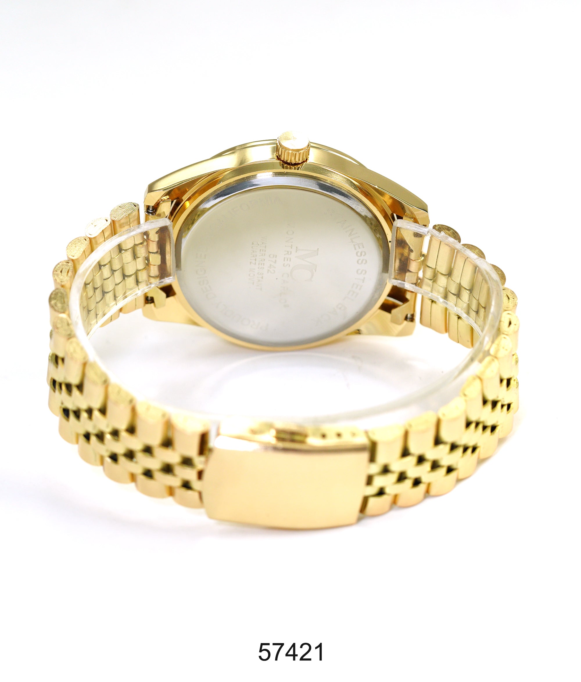 5742-Montres Carlo Metal Band Watch