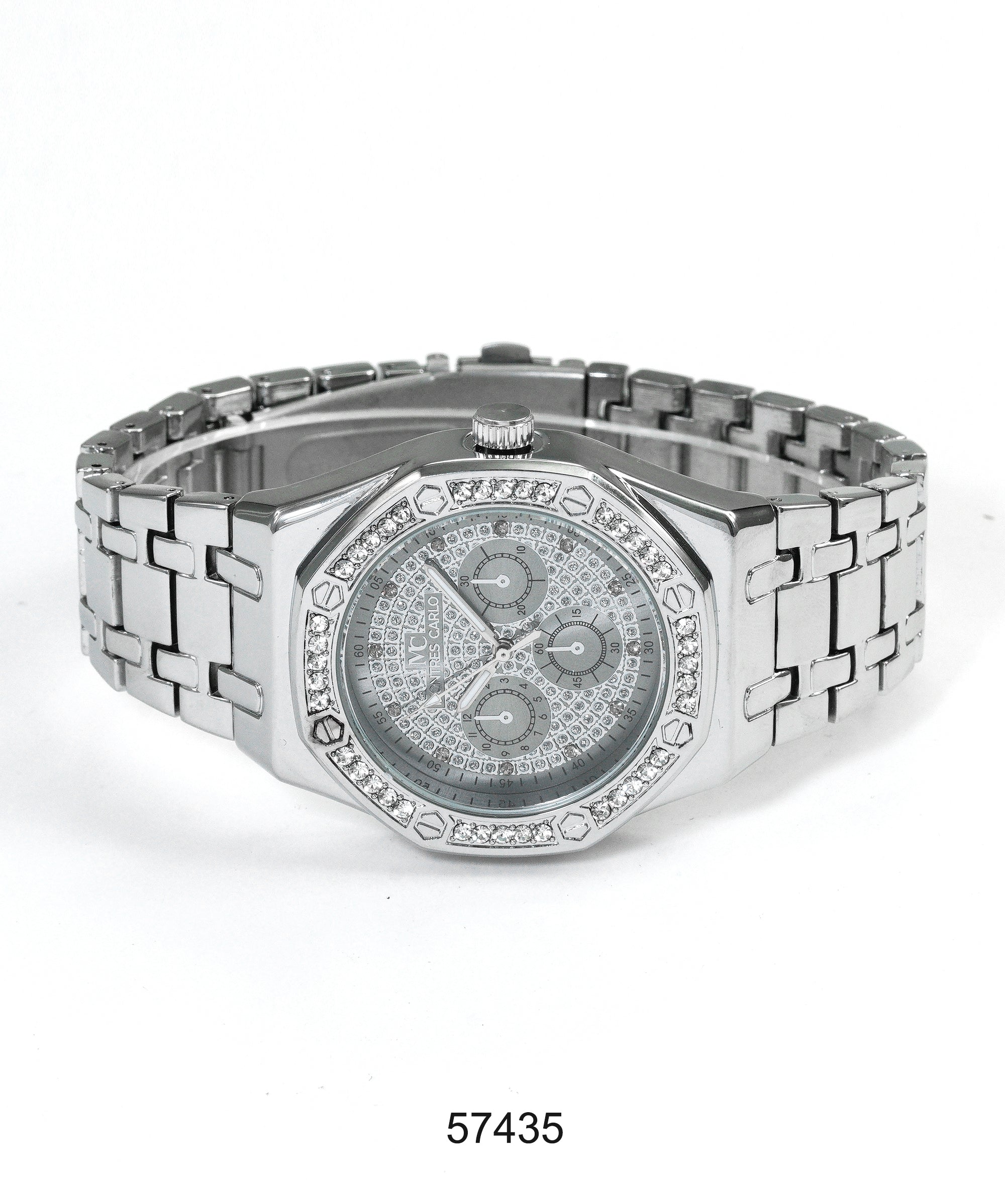 5743-Montres Carlo Metal Band Watch