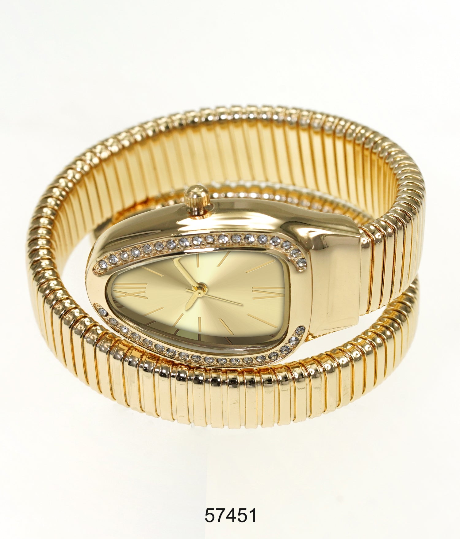 5745-Montres Carlo Metal Band Snake Watch