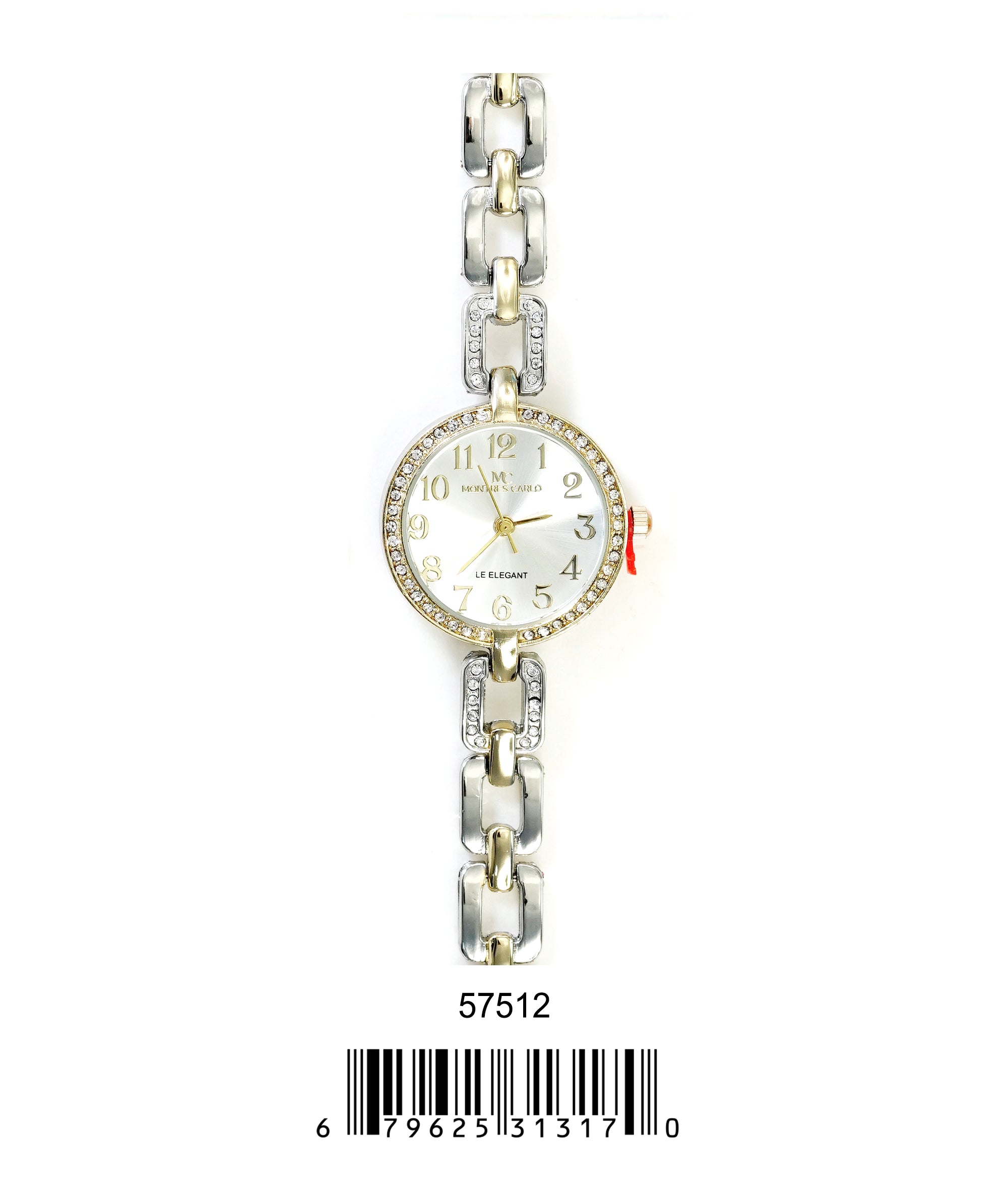 5751 -JB - Montres Carlo Jewelry Gift Box with Metal Watch