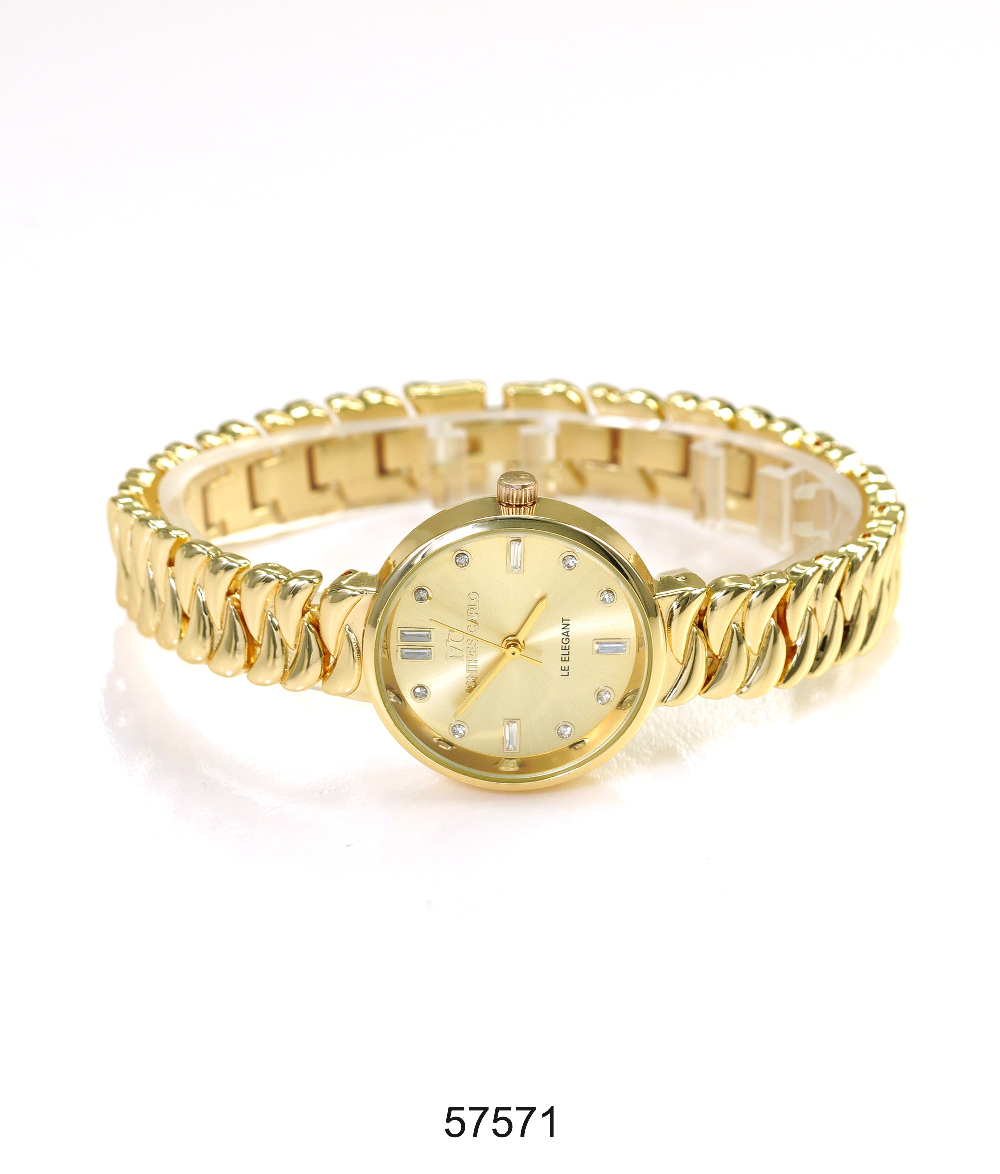 5757 -JB - Montres Carlo Jewelry Gift Box with Metal Watch