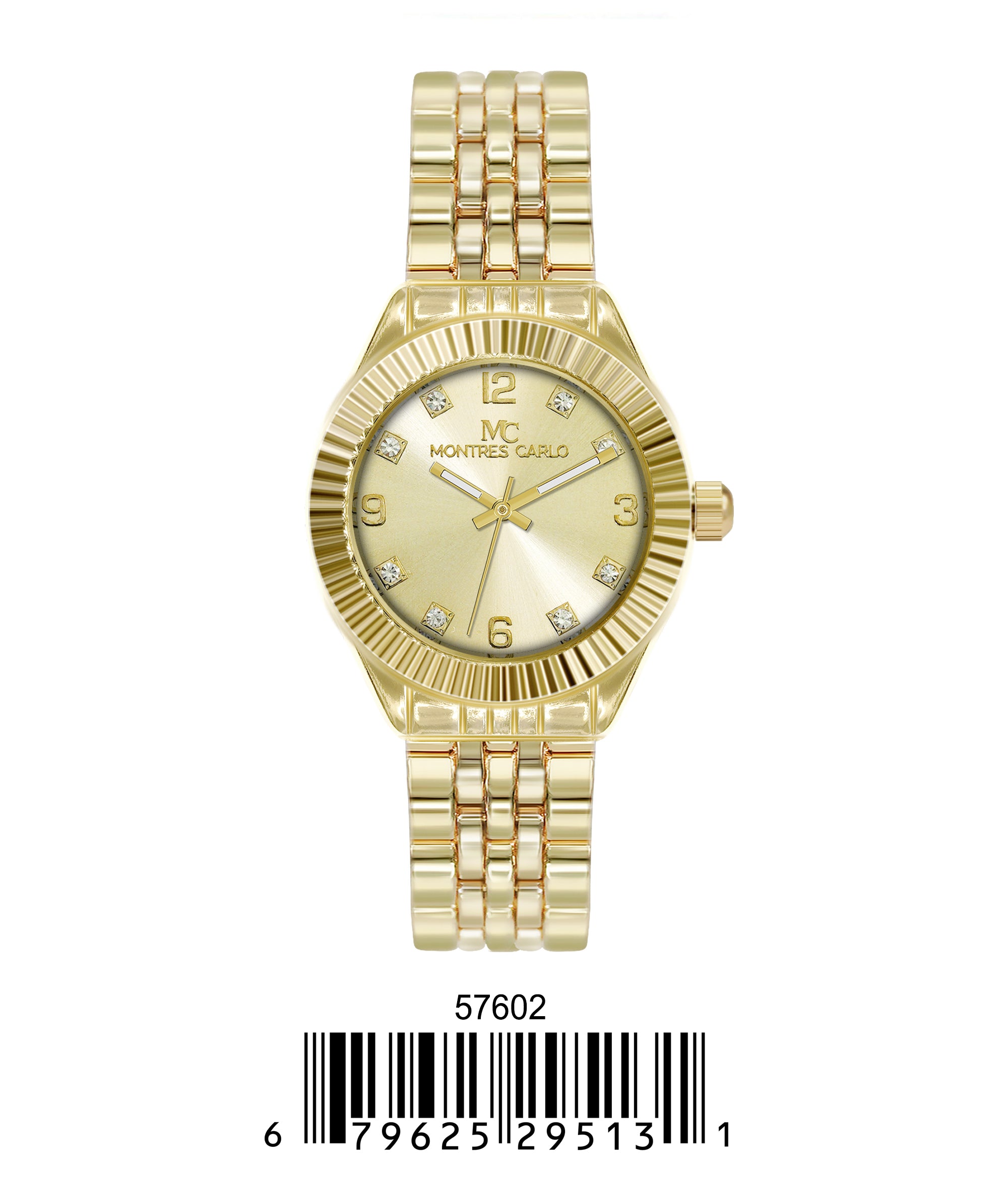 5760-Montres Carlo Metal Band Watch