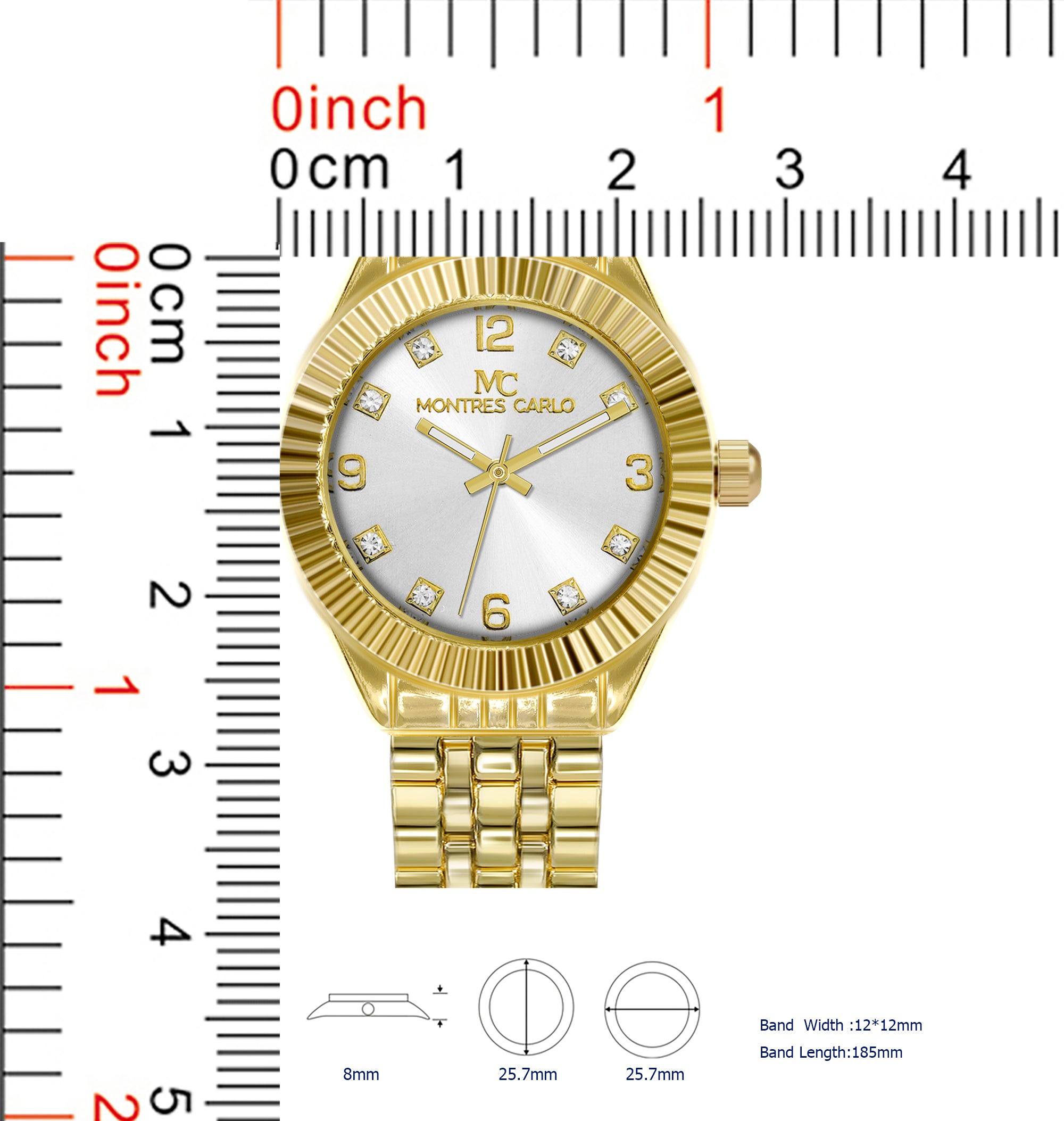 5762-Montres Carlo Bracelet Watch