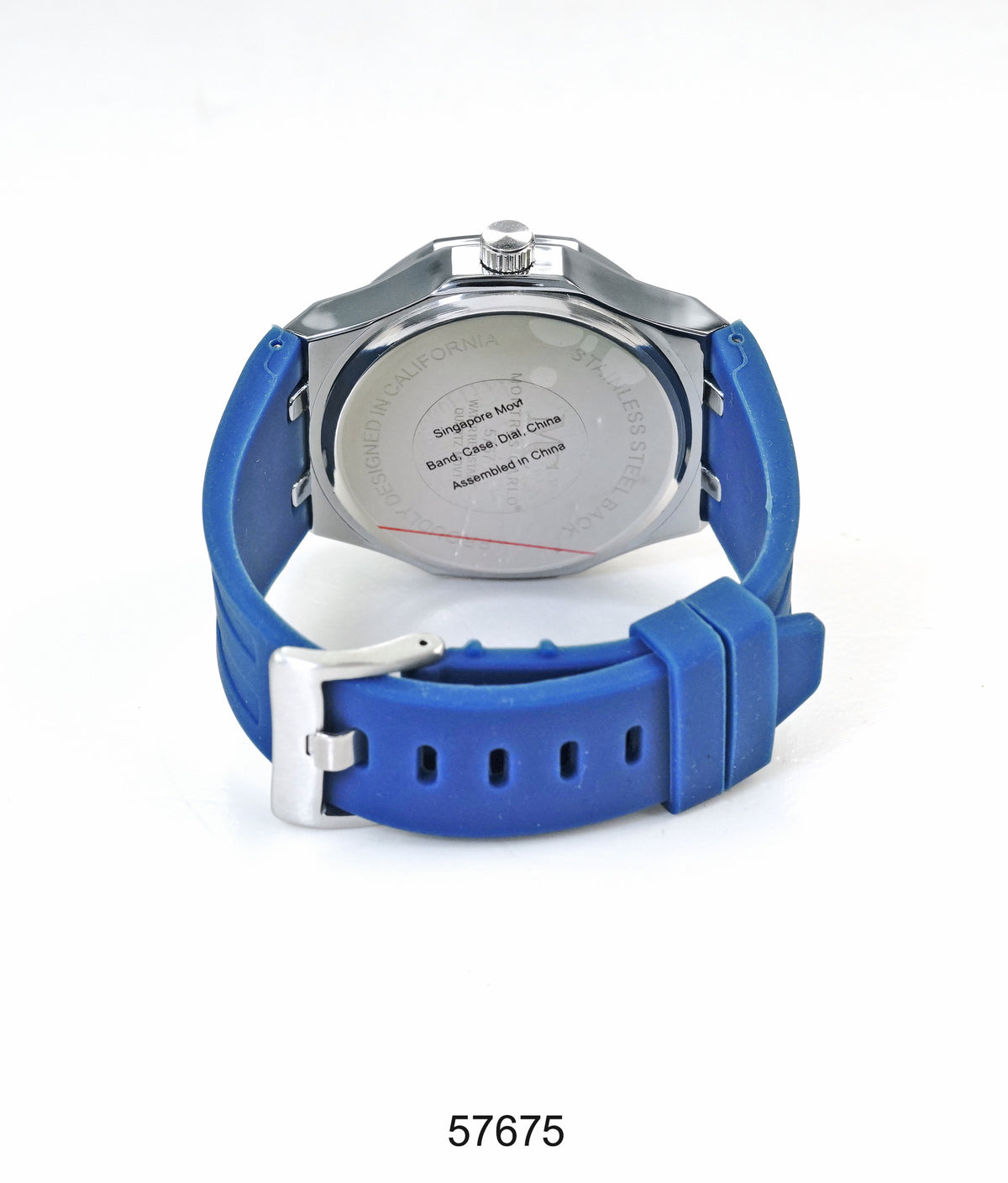 5767-Montres Carlo Sports Watch With PU Band