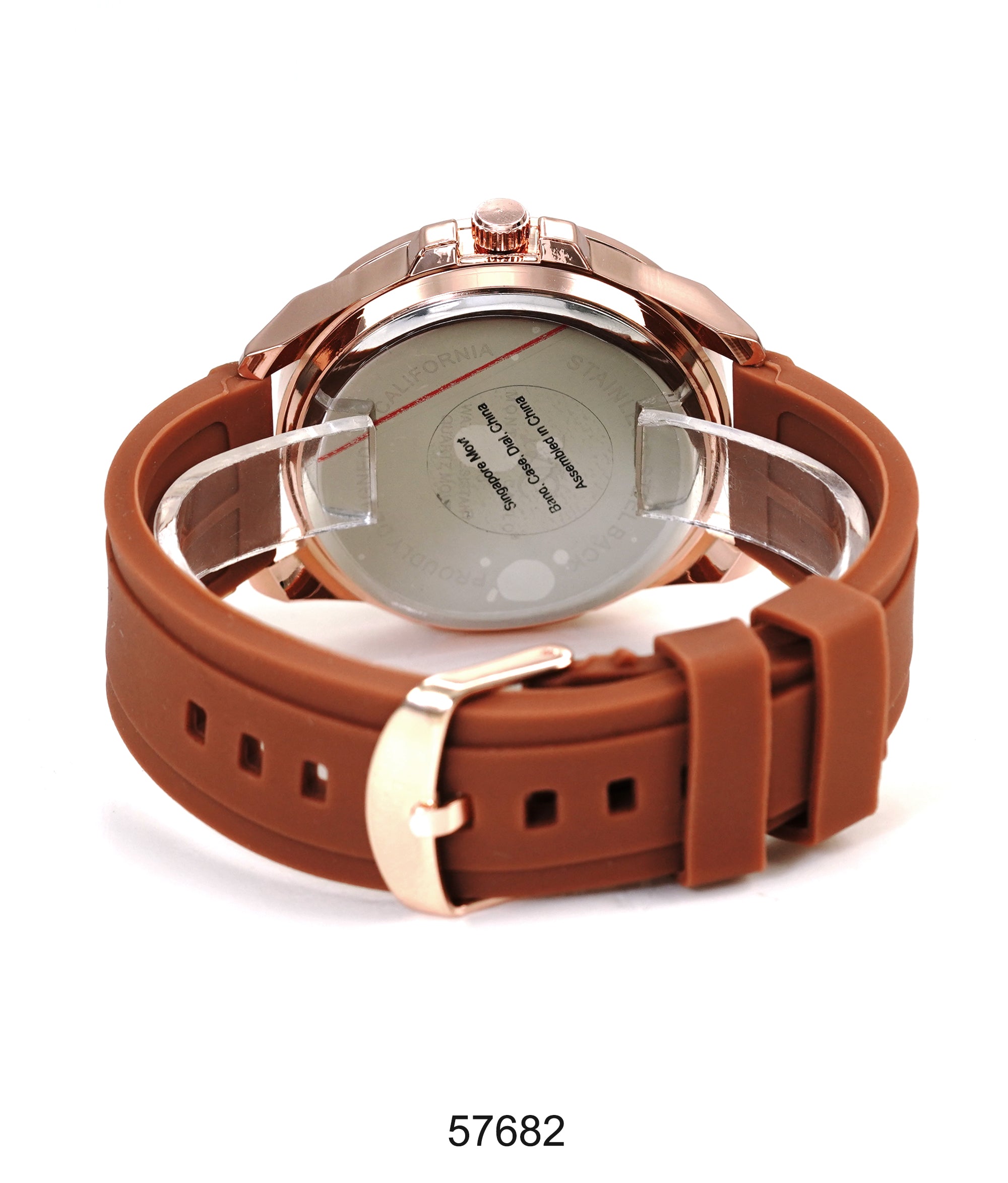 5768-Montres Carlo Sports Watch With PU Band