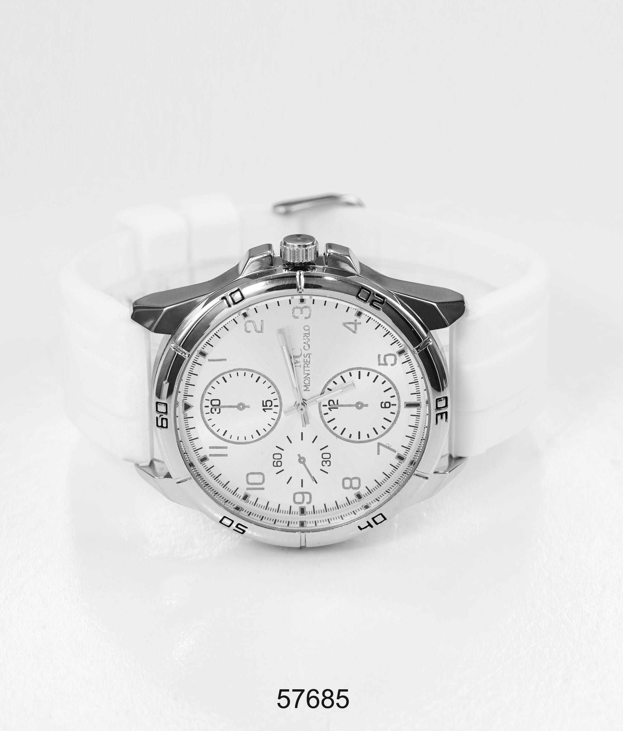 5768-Montres Carlo Sports Watch With PU Band