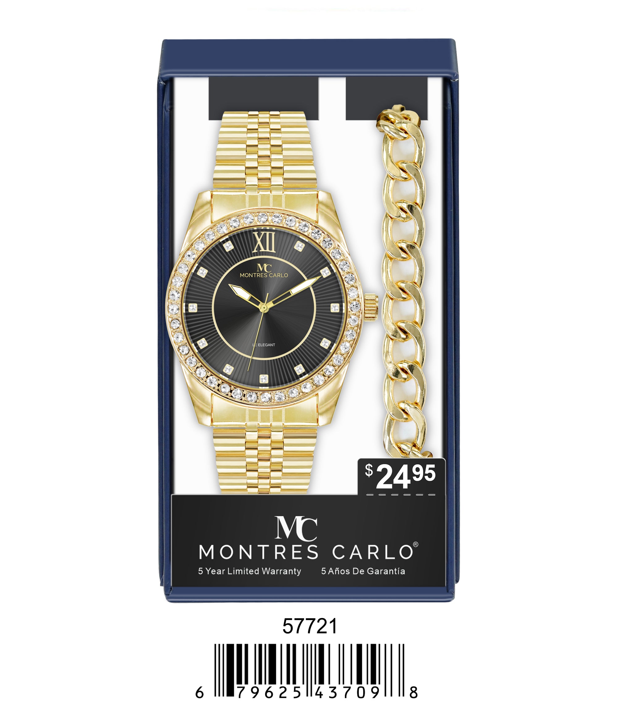5772-JB Metal Band Watch Gift Box Edition