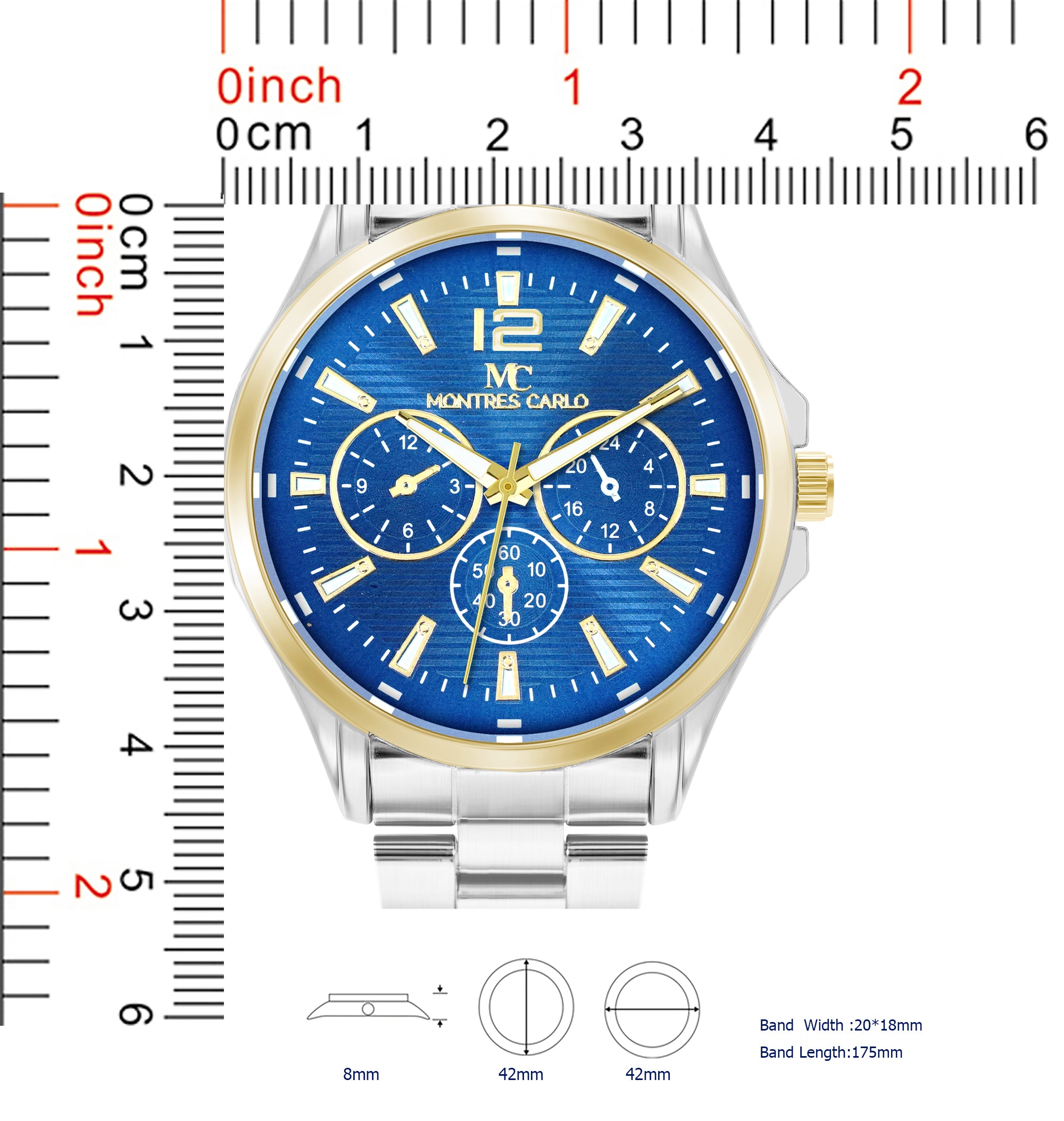 5773-JB Metal Band Watch Gift Box Edition