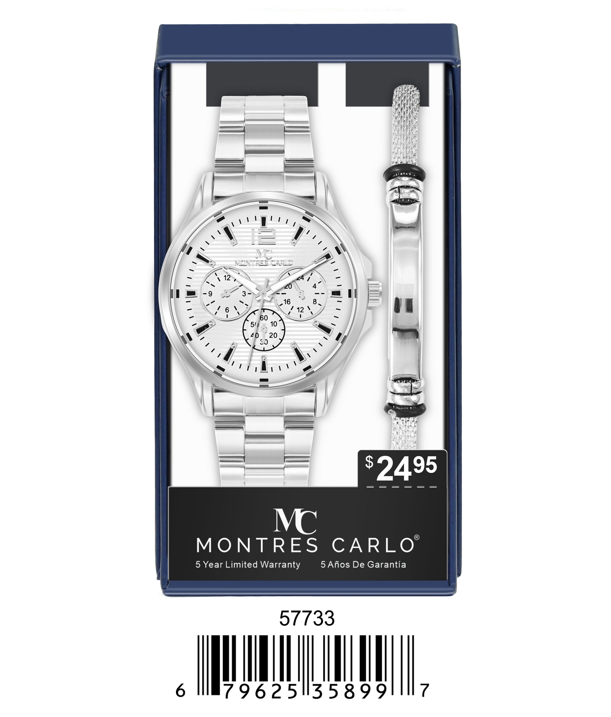 5773-JB Metal Band Watch Gift Box Edition