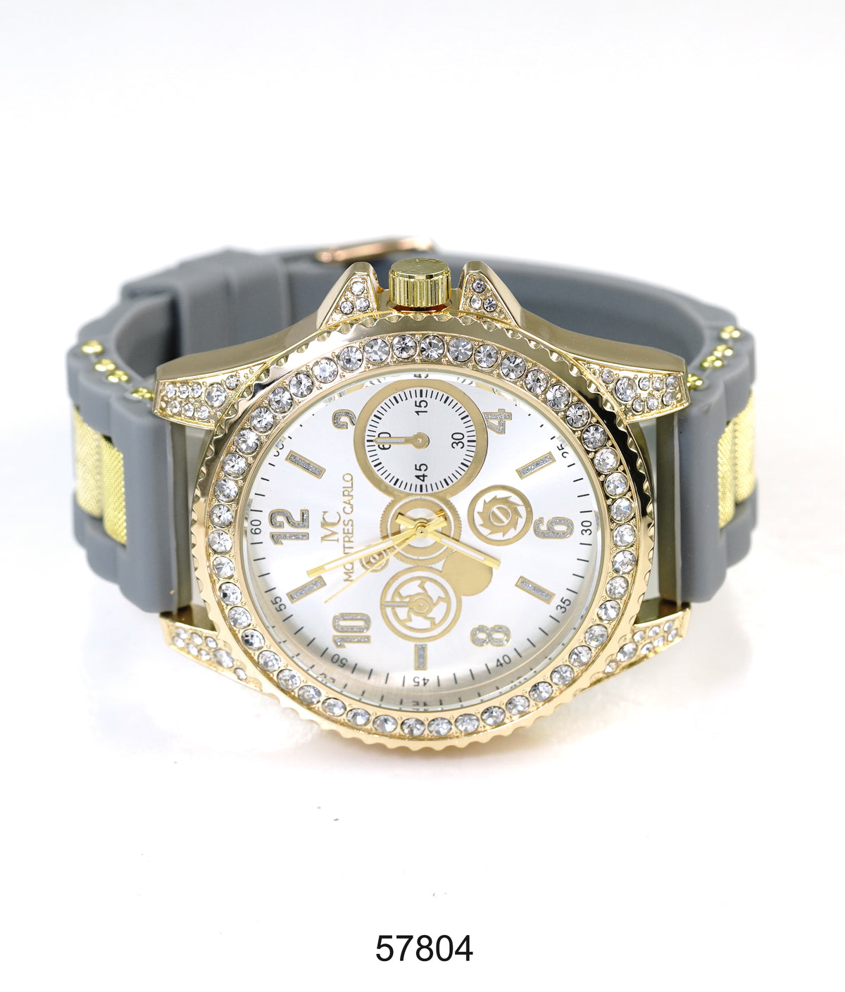 5780-Montres Carlo Silicon Band Watch