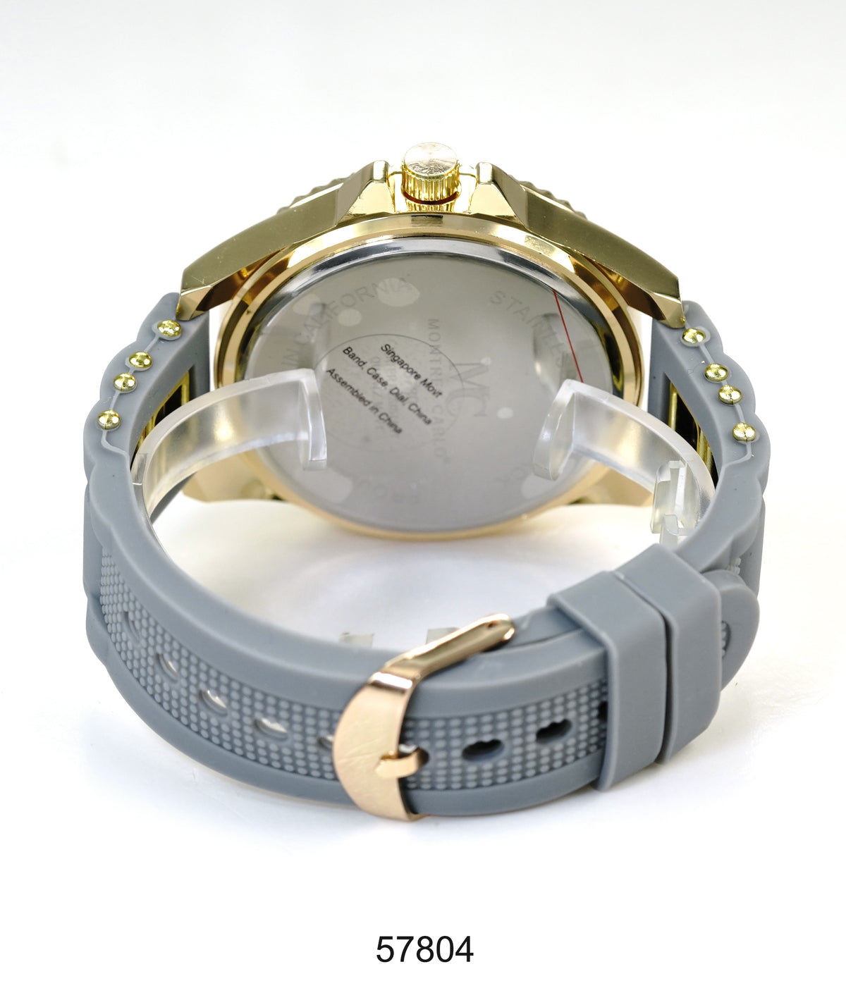 5780-Montres Carlo Silicon Band Watch