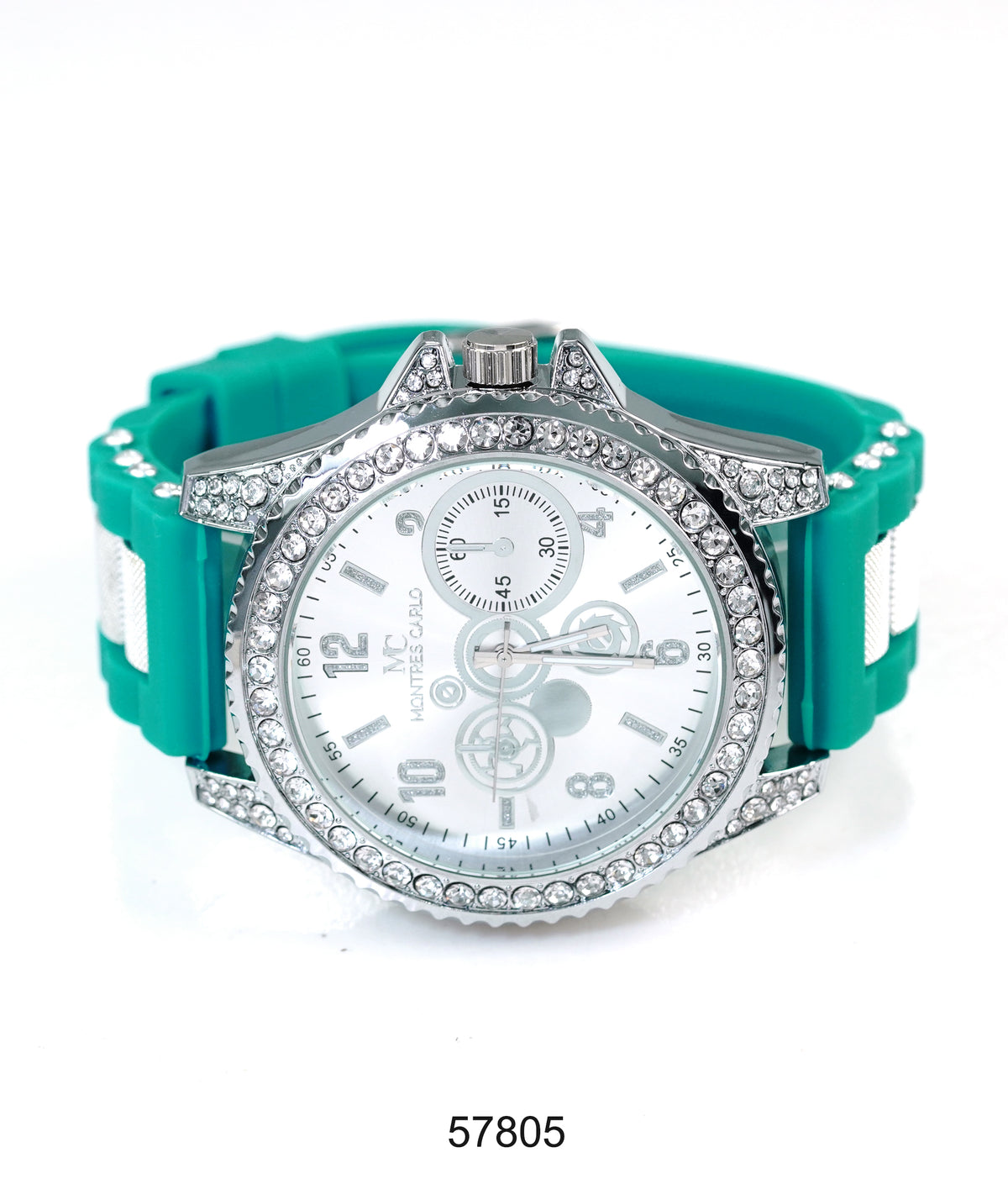 5780-Montres Carlo Silicon Band Watch