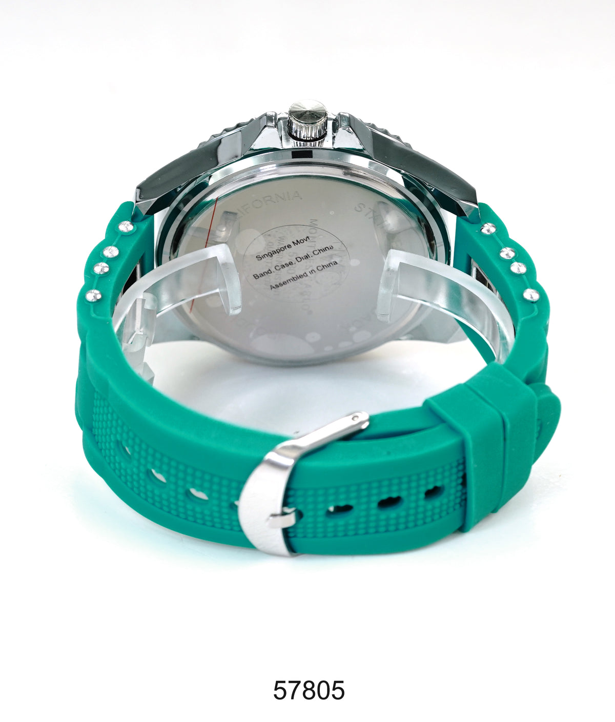 5780-Montres Carlo Silicon Band Watch