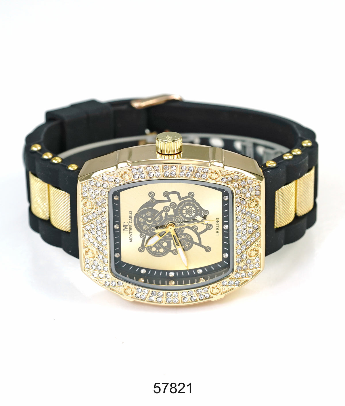 5782-Montres Carlo Silicon Band Watch
