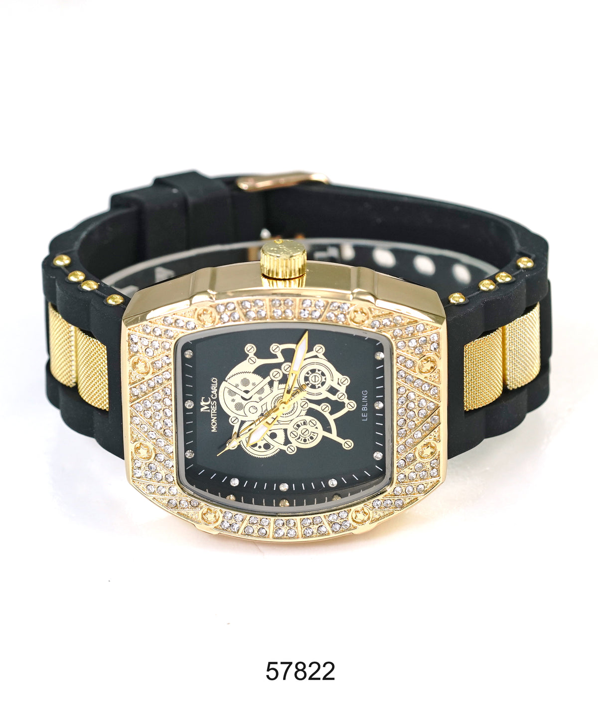 5782-Montres Carlo Silicon Band Watch