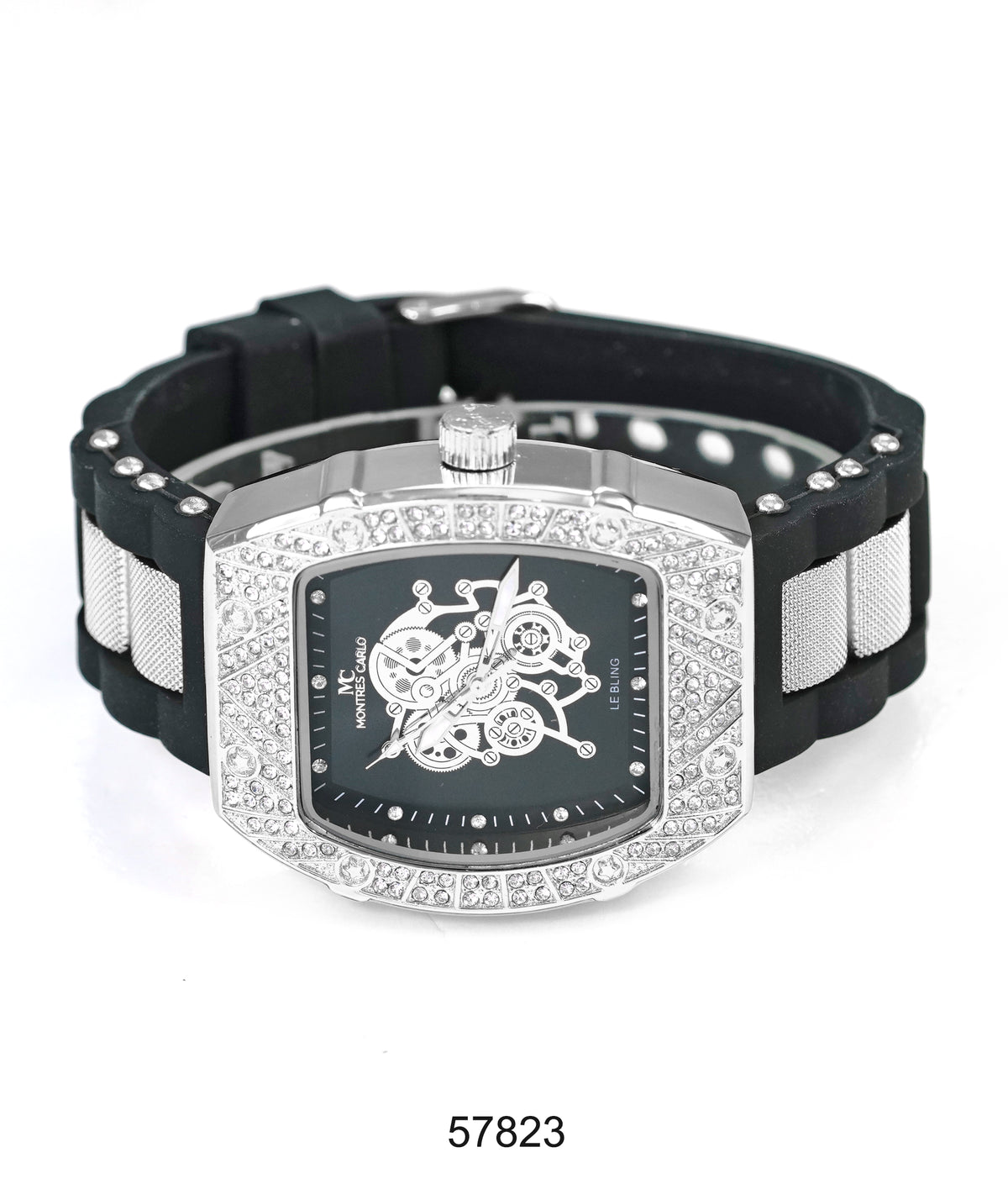 5782-Montres Carlo Silicon Band Watch